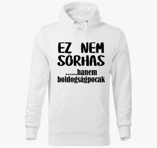 Nem sörhas kapucnis pulóver