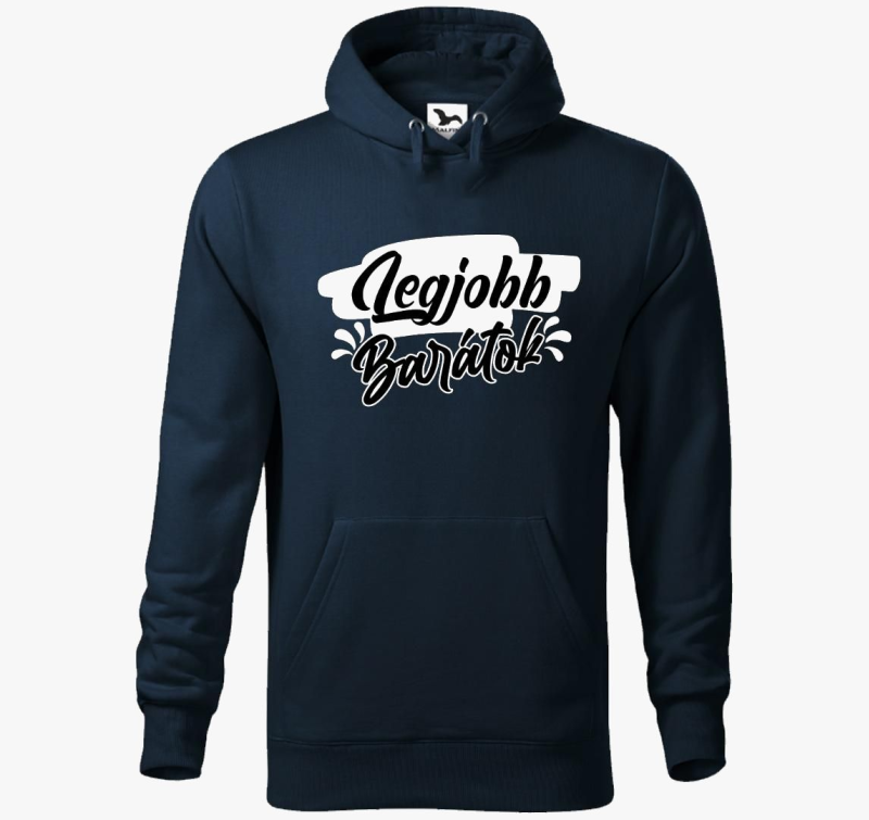 Legjobb barátos kapucnis pulóver