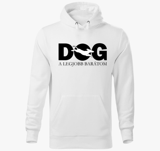 Kutya a barátom kapucnis pulóv...