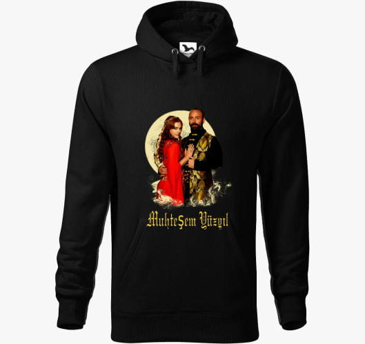 Szulejmán kapucnis pulóver