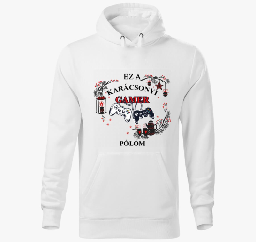 Ez a karácsonyi gamer kapucnis...