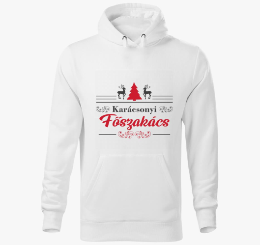 Karácsonyi főszakács kapucnis ...