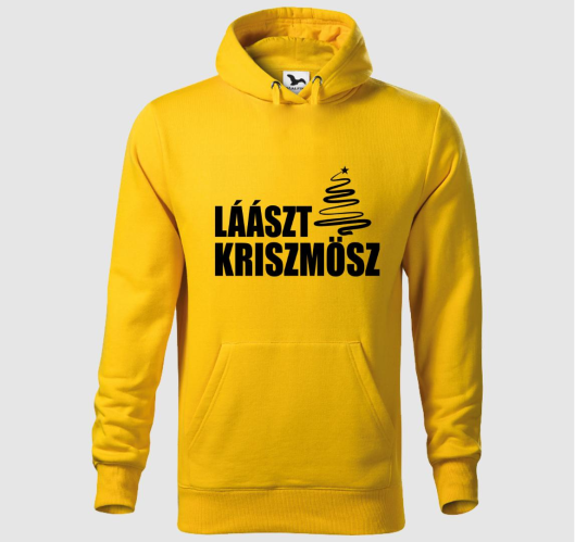 Lászt kriszmösz kapucnis pulóv...