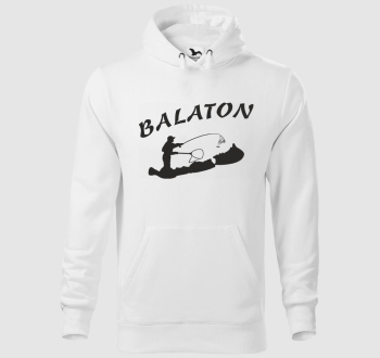 Balatoni horgász kapucnis pulóver