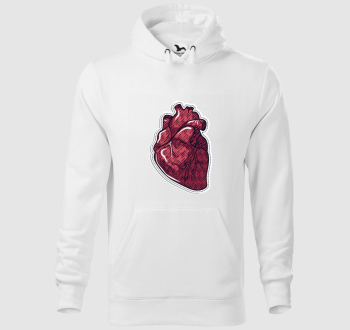 Real Heart kapucnis pulóver