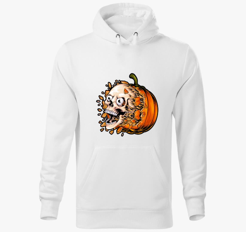 Ijesztő tökös Halloween kapucnis pulóver