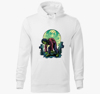 Temetői zombi kapucnis pulóver