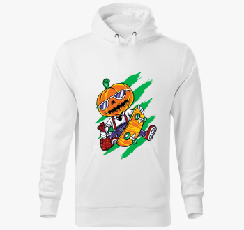 Gördeszkás tökfej kapucnis pulóver