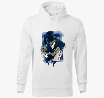 Csontvázas Póker lap kapucnis pulóver