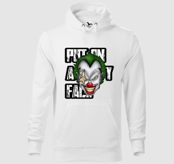 Evil Clown Smile kapucnis pulóver