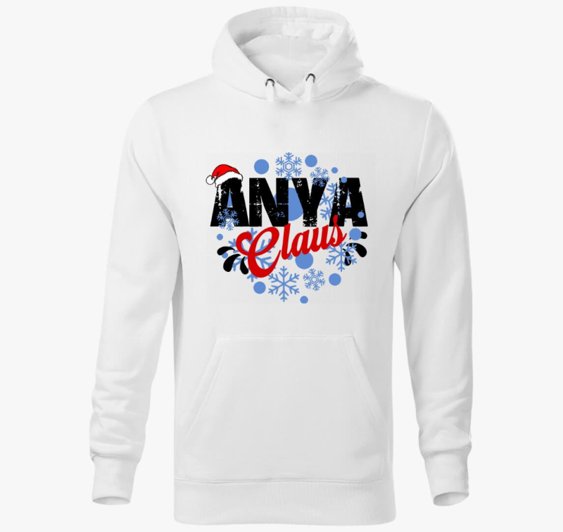 Anya Claus kapucnis pulóver