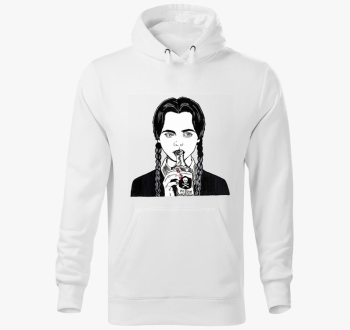 Mérget ivó Wednesday kapucnis pulóver