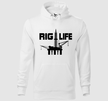 Rig life kapucnis pulóver