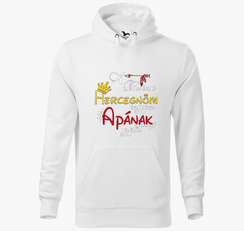 A kedvenc hercegnőm kapucnis pulóver
