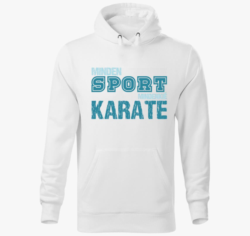 Minden sport karate kapucnis pulóver