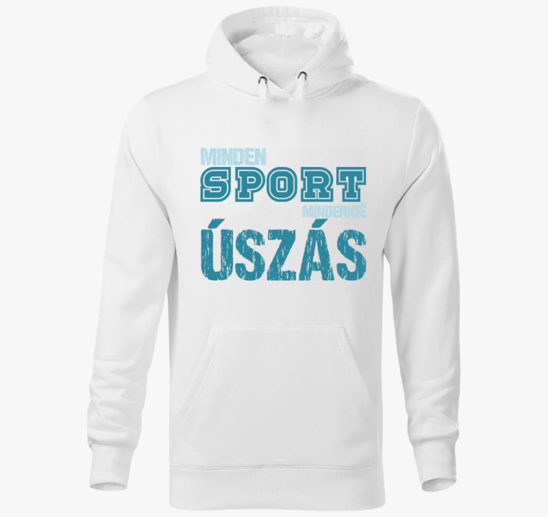 Minden sport úszás kapucnis pulóver