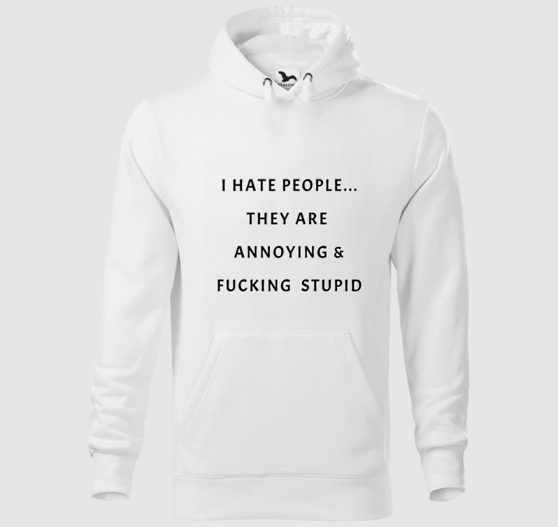 I Hate People.. - Wednesday Addams kapucnis pulóver
