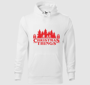 Christmas things Stranger Things kapucnis pulóver