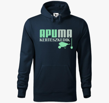 Apu ma kertészkedik kapucnis pulóver