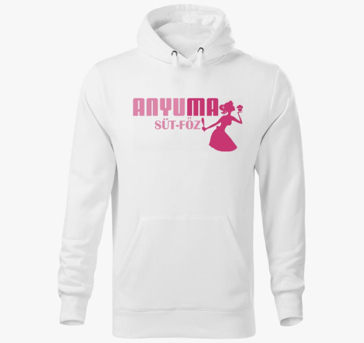 Anyu ma süt főz kapucnis pulóv...