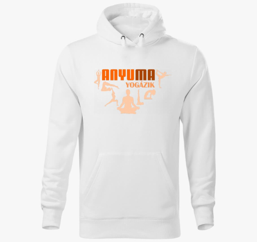 Anyu ma yogázik kapucnis pulóv...