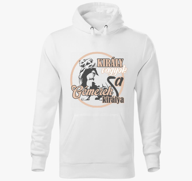 Király vagyok gamer kapucnis pulóver