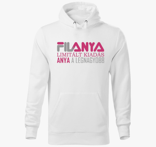 Anya fila feliratos kapucnis p...