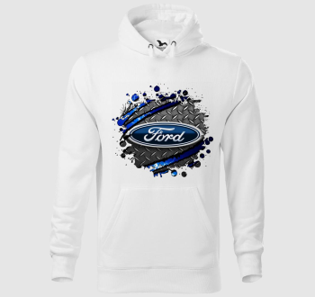 Ford mintájú kapucnis pulóver