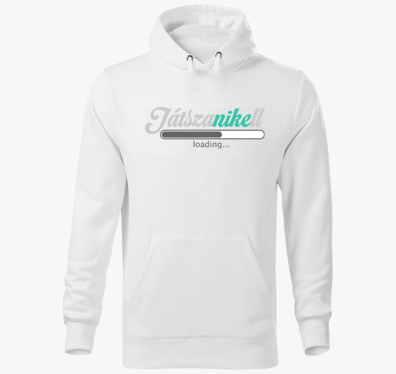 Játszani kell kapucnis pulóver