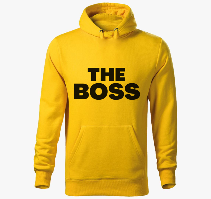 The boss, a főnök, páros kapucnis pulóver - angol 