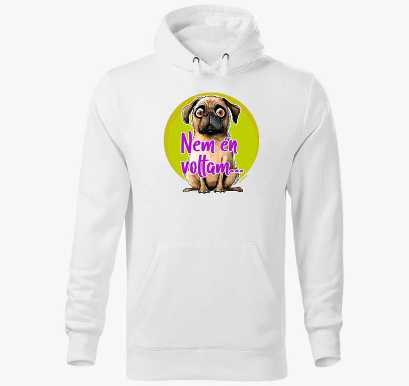 Mopsz kutya kapucnis pulóver