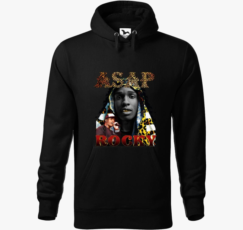 ASAP Rocky gepárd kapucnis pulóver