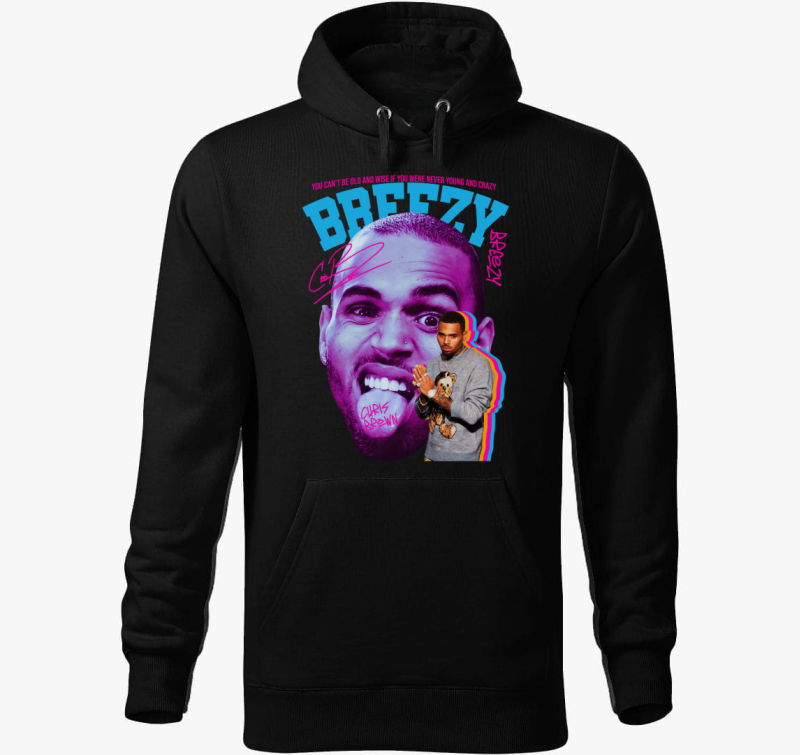 Chris Brown kapucnis pulóver
