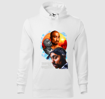 Tupac naplemente kapucnis pulóver