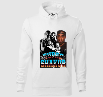 Tupac a rapper kapucnis pulóver