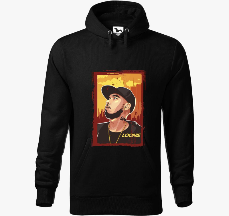 Loonie kapucnis pulóver