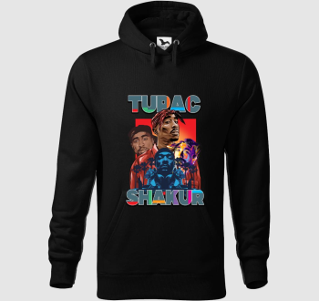 Tupac Shakur a Rapper kapucnis pulóver