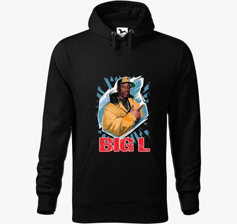 Big L art kapucnis pulóver