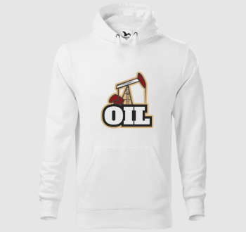 Oil kapucnis pulóver