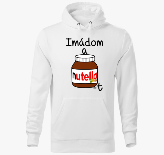 Imádom a Nutellát kapucnis pul...