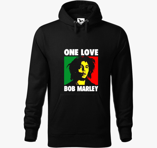 Bob Marley One Love kapucnis p...