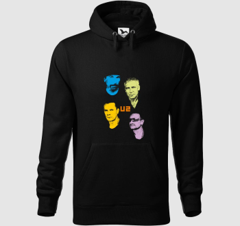 U2 bandatagok kapucnis pulóver