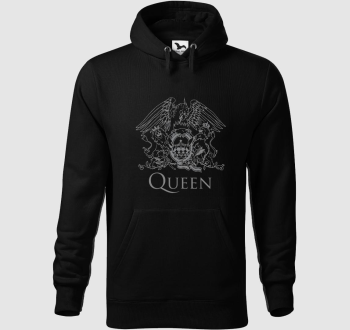 Queen logo kapucnis pulóver