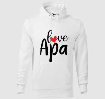 Love Apa kapucnis pulóver