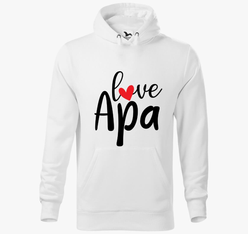Love Apa kapucnis pulóver