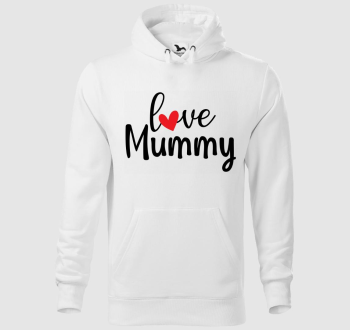 Love Mummy kapucnis pulóver