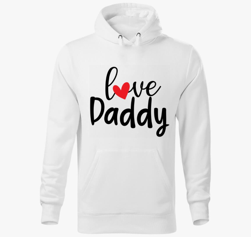 Love Daddy kapucnis pulóver