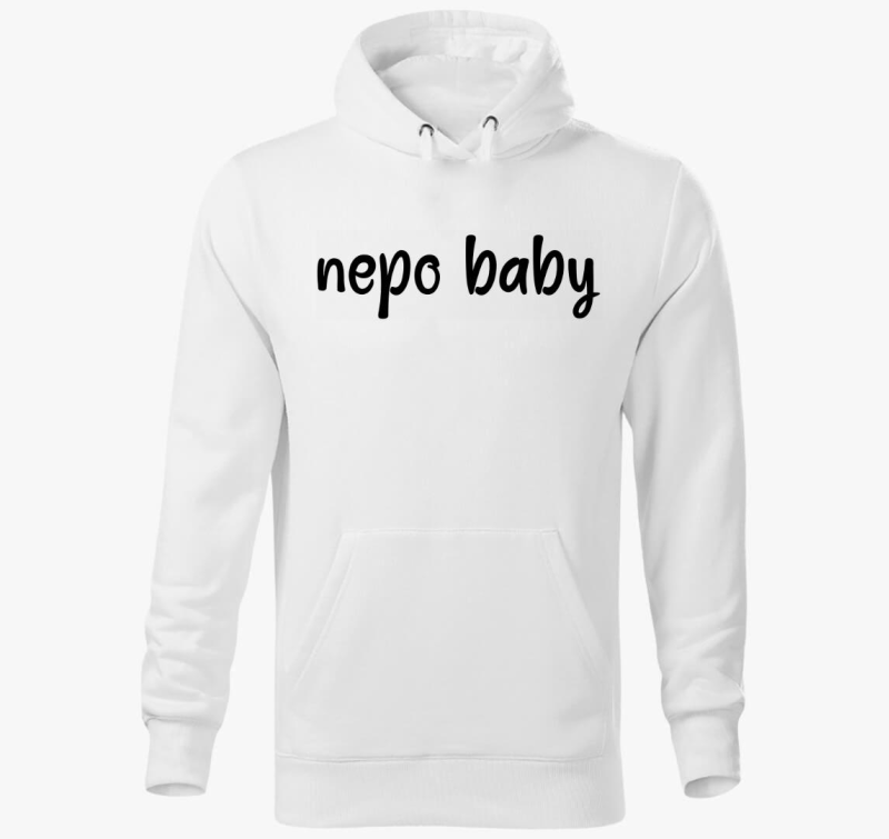 Nepo baby feliratos kapucnis pulóver