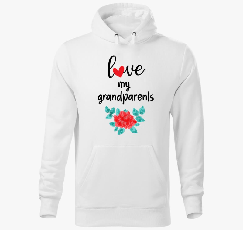 Love my Grandparents kapucnis pulóver