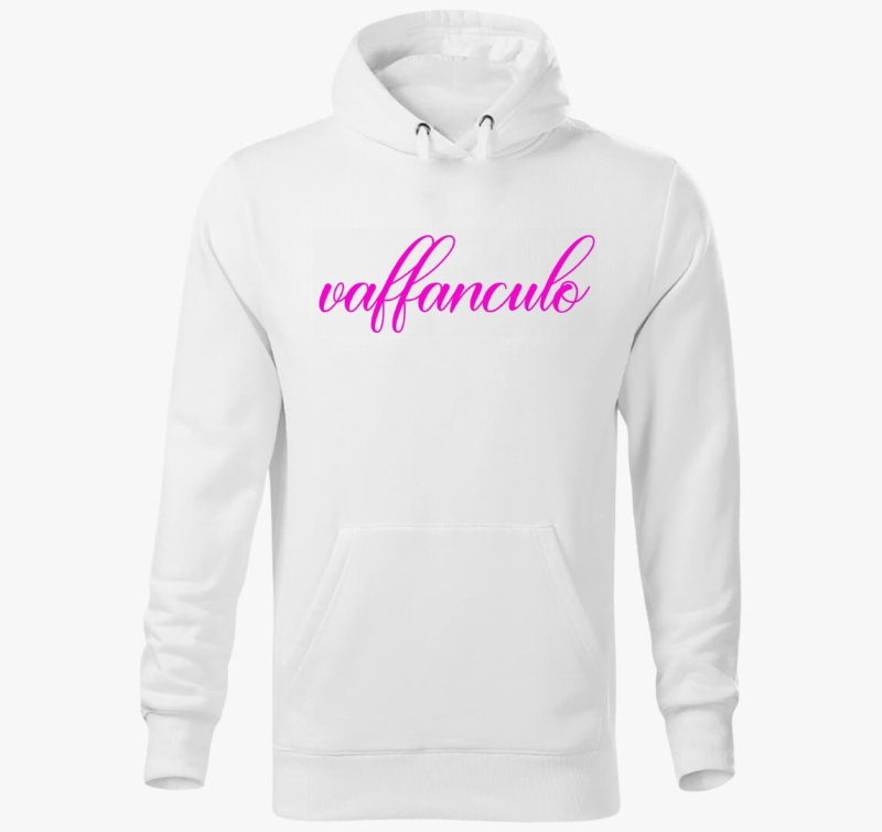 Vaffanculo pink kapucnis pulóver